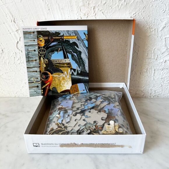 Charles Wysocki Hunter's Lures Decoys 300 Large Pieces Buffalo Puzzle - Complete - Picture 4 of 7